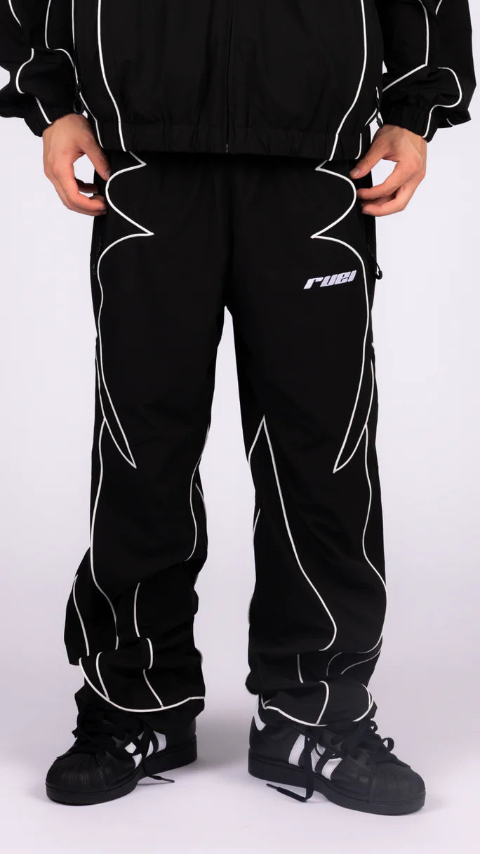 RUEI Black Track Pants